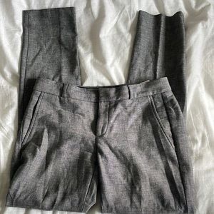 Banana Republic Grey Textured Ryan Ankle Pants- size 0